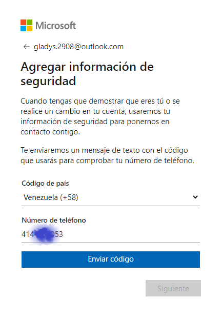 Outlook live mail crear cuenta paso 2