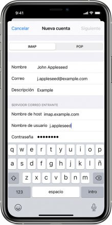 Configurar Outlook Mobile manualmente iPhone
